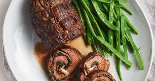 Cheese-Stuffed Roast Flank Steak