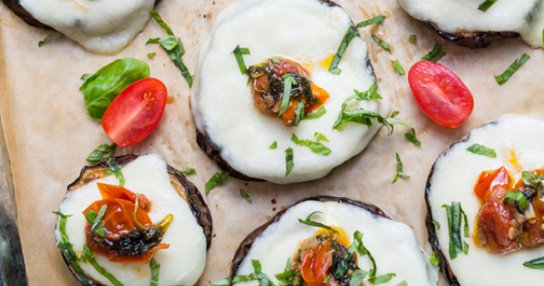 Grilled Eggplant Pizza