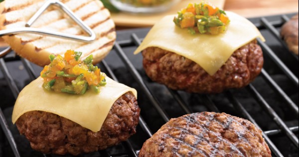 Lamb Burgers with Apricot Pistachio Chutney