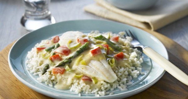 Sole with Lemon Asparagus Sauce