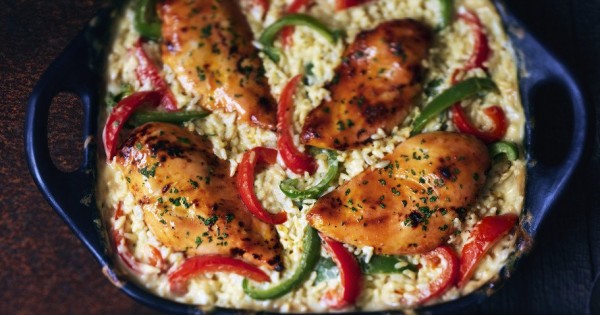 Orange Chicken and Rice Bake