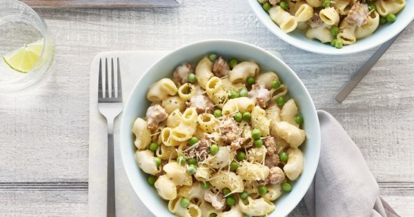 Sausage and Spring Pea Pasta