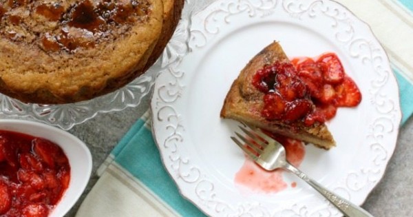 Sweet Cornbread Cake Recipe with Summer Berries