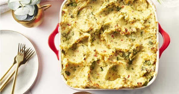 Bacon & Broccoli Mashed Potato Bake