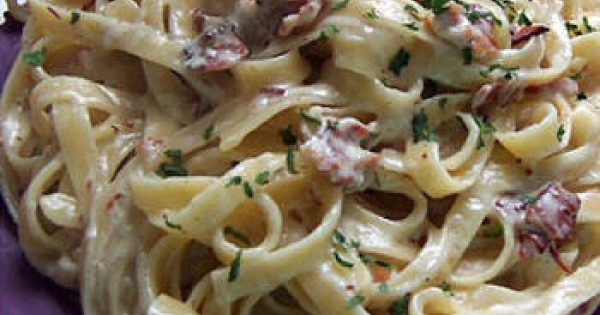 My Fettuccine Carbonara