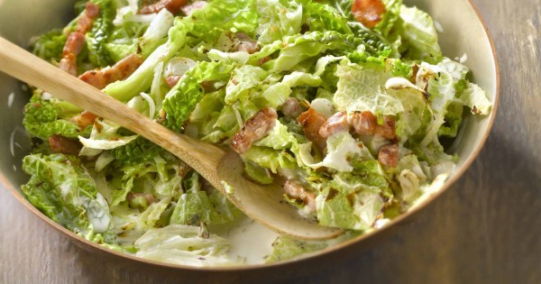 Green cabbage Liège-style