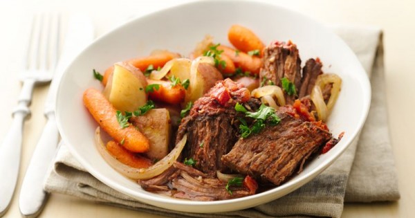 Easy Slow-Cooker Fire Roasted Pot Roast