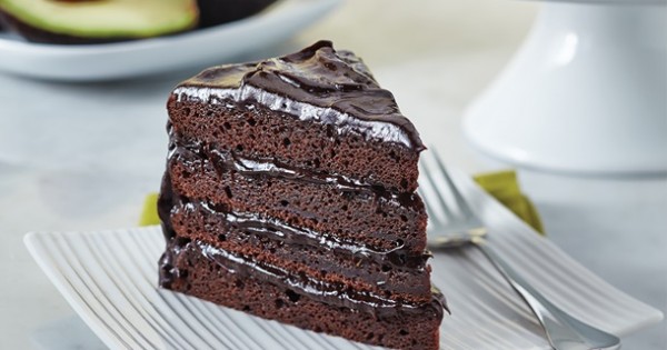 Fudge Layer Cake with Chocolate Avocado Icing
