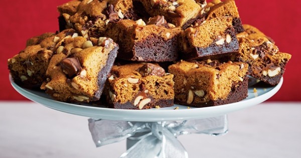 Chocolate Nut Cluster Brookies