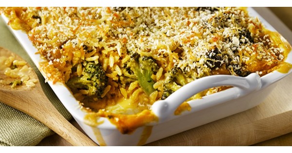 Cheesy Broccoli and Rice Casserole