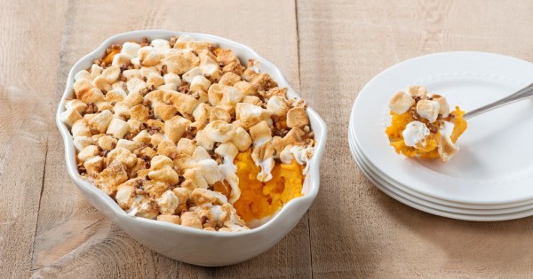 Sweet Potato Bake with Marshmallow Topping