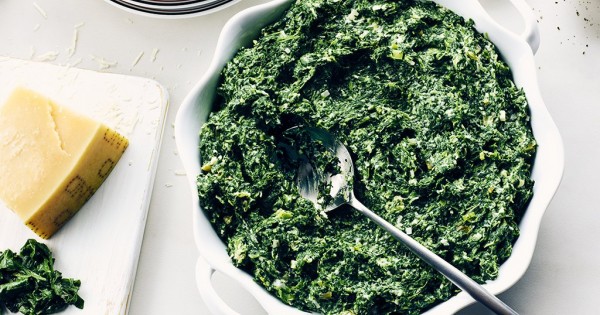 Easy Creamed Spinach
