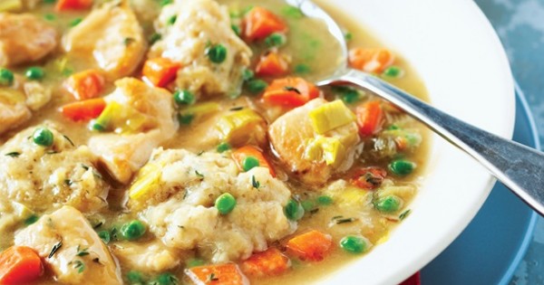 Chicken Stew with Oat Dumplings