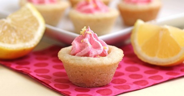 Strawberry-Lemon Cookie Cups