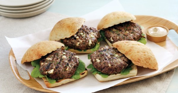 Simple Blue Cheese Burgers