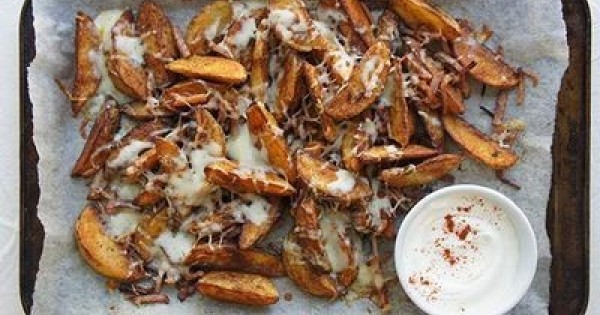 Bacon and Paprika Potato Wedges