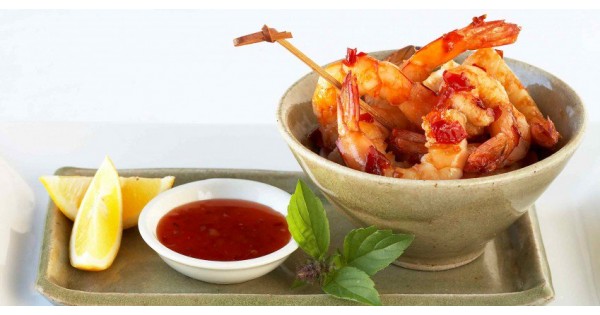 Barbecued Sweet Chilli King Prawns