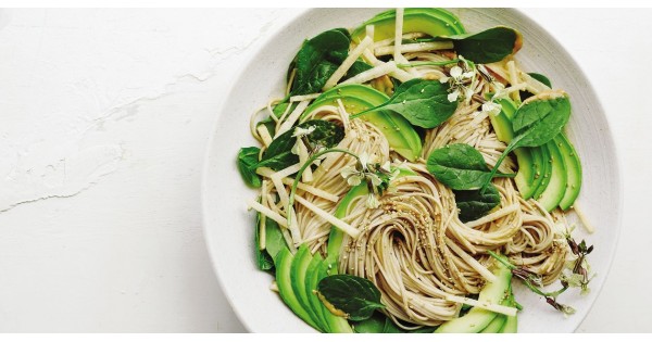 Spicy Tahini and Avocado Soba