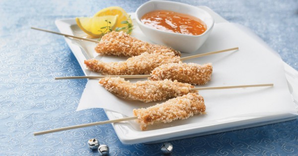 Asian Chicken Tenders with Zesty Lemon Sauce