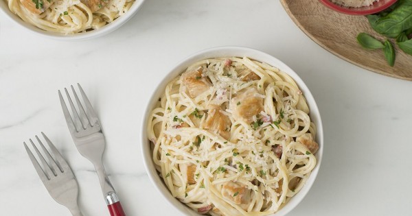 Easy Chicken Carbonara