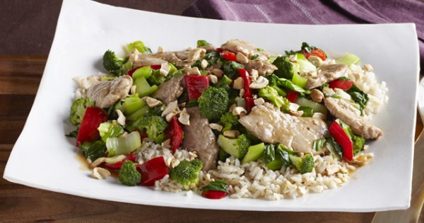 Pork-Cashew Stir-Fry