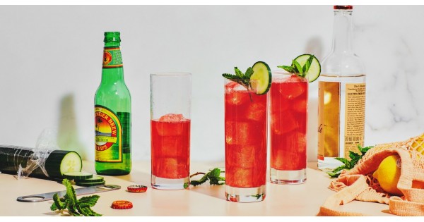 Blackberry-Cucumber Mule