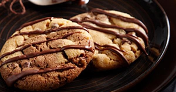 Chocolate Chip Peanut Butter Swirl Cookies