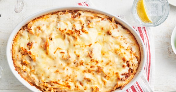 Fresh Pasta Bolognese Bake