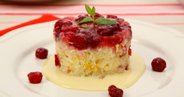 Jewelled Cranberry Puddings with Eggnog Custard Sauce CBC Best Recipes Ever