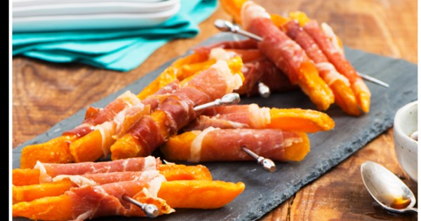 Prosciutto-Wrapped Sweet Potato Fries