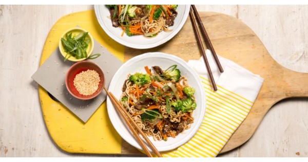 Sesame & Shallot Beef Noodles