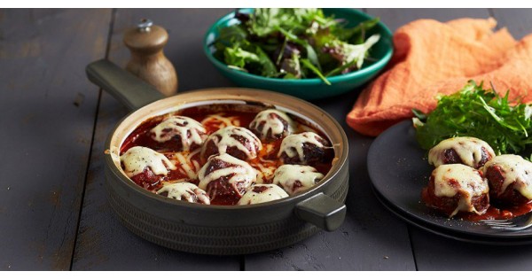 Baked Lamb & Oregano Meatballs