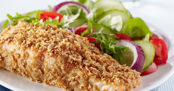 Lemon Dijon Encrusted Salmon