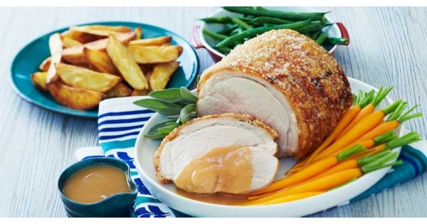 Salt Crusted Pork Roast