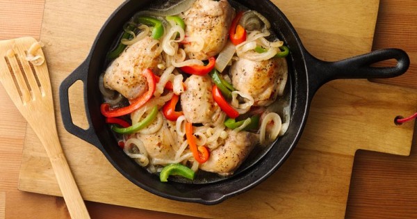 Savory Chicken with Peppers