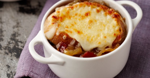 French Onion Soup with Bacon