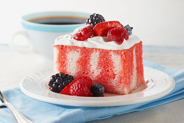 Berry Summer Poke Cake-image