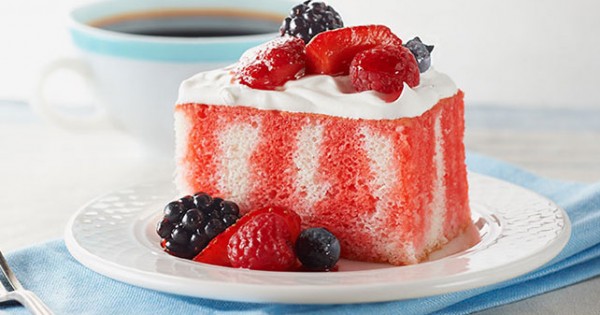 Berry Summer Poke Cake