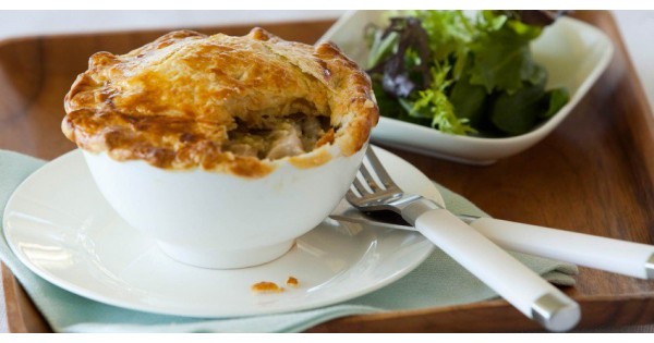 Chicken, Mushroom & Asparagus Pies