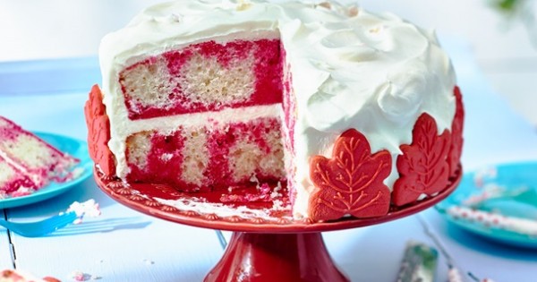 Red & White Poke Cake