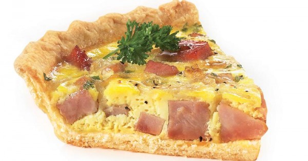 Deep Dish Ham Quiche