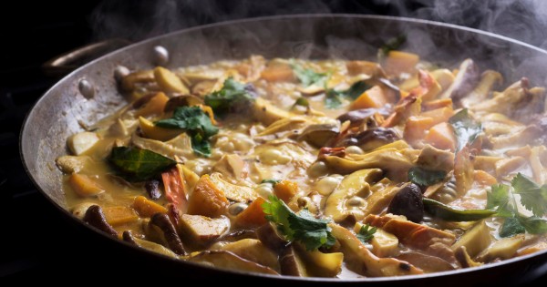 Winter Squash and Wild Mushroom Curry