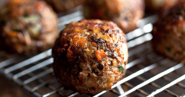Mushroom and Beef Meatballs