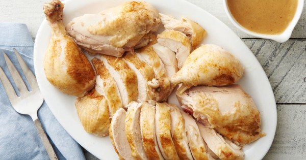 Instant Pot™ Whole “Roast” Chicken and Gravy