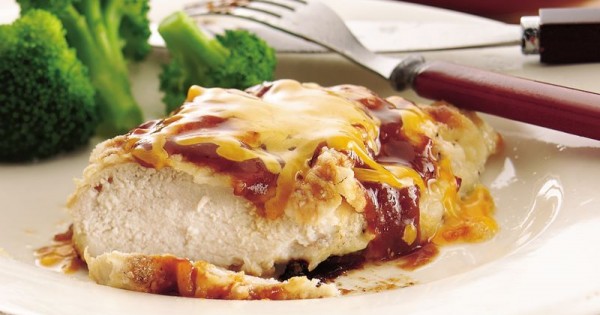 Easy Barbecue Crispy Chicken Melts