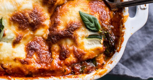 Vegetable Ragu Zucchini Lasagna