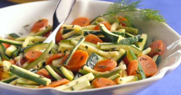 Carrots and Zucchini with Herbs