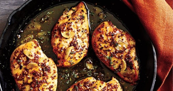 Maple-Mustard Glazed Chicken