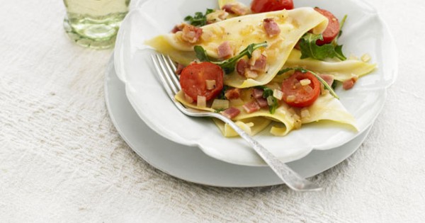 Italiano Ravioli with Tomato & Bacon