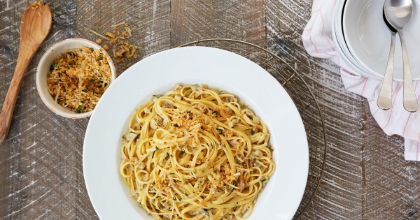 Linguine in Creamy Clam Sauce
